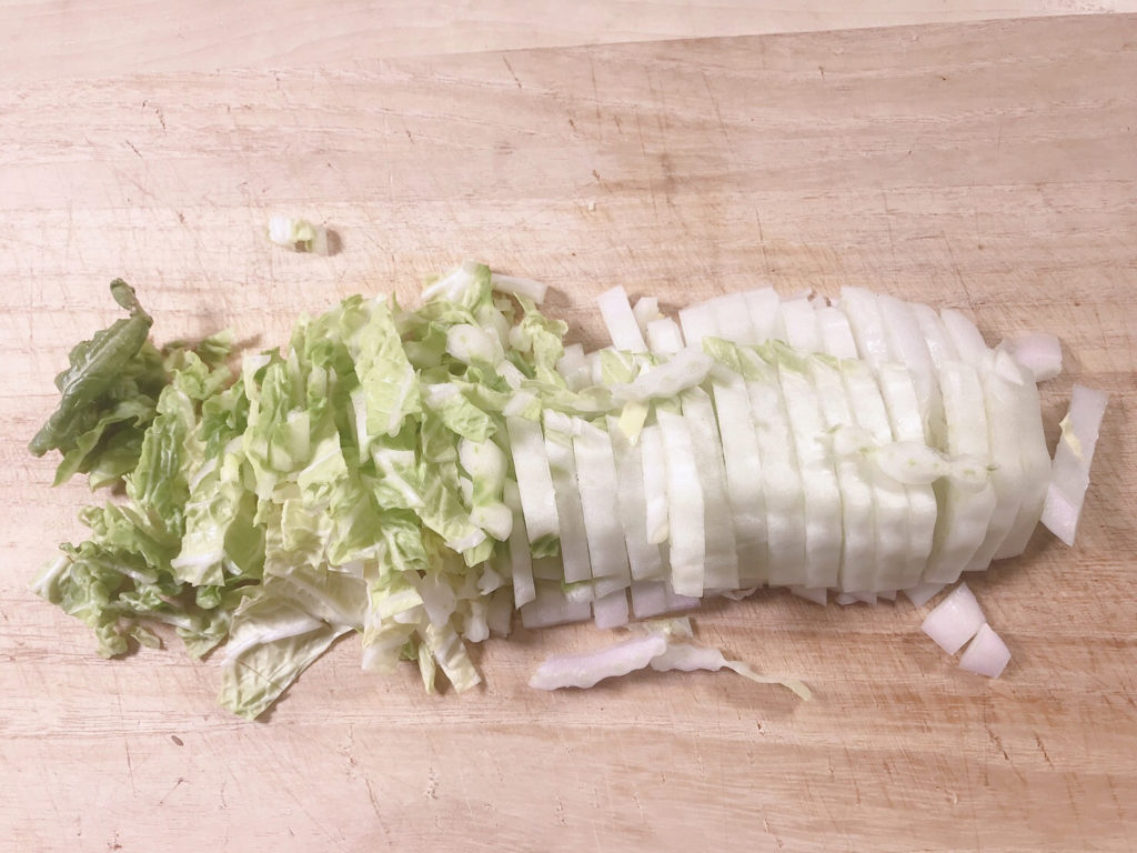 泡盛　白菜と生ハムのサラダ