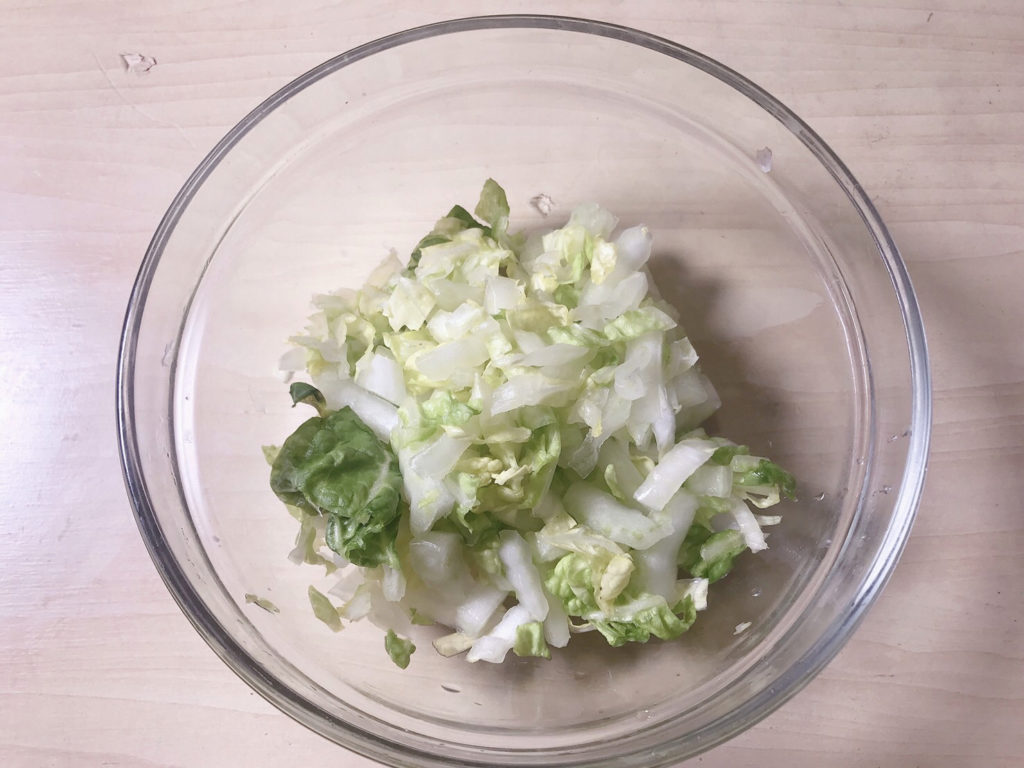 泡盛　白菜と生ハムのサラダ